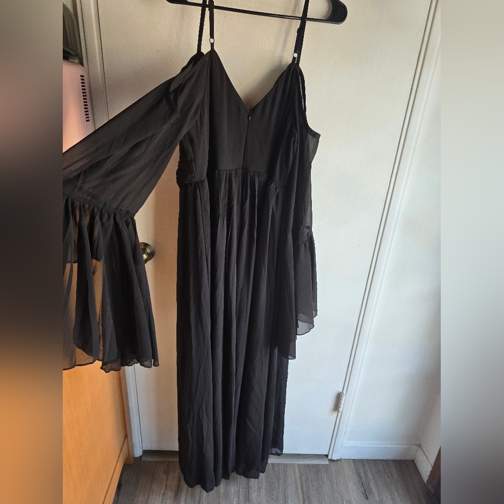 Unithorse Elegant Black Maxi Dress 0XL NWOT - Picture 5 of 8